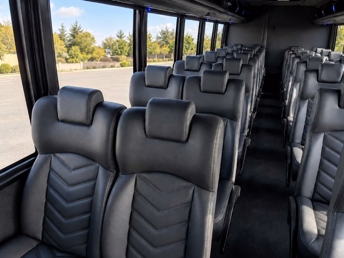 18 passenger minibus inside