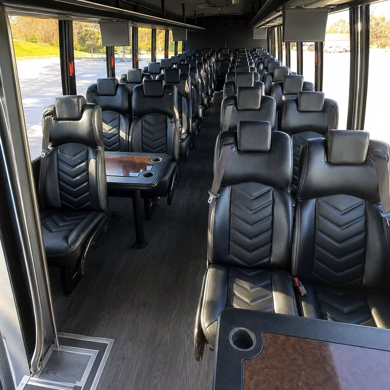 28 passenger minibus interior