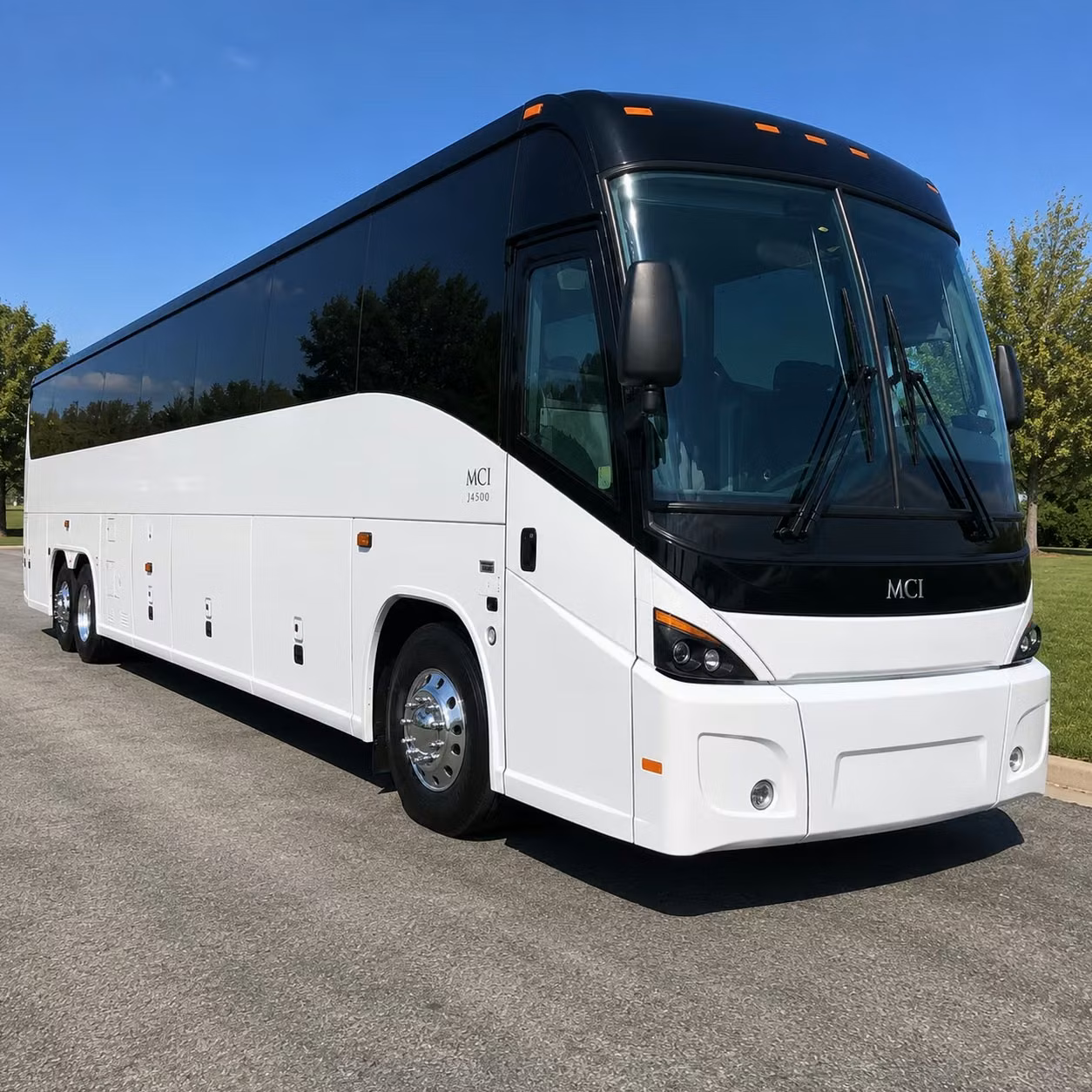56 passenger charter bus