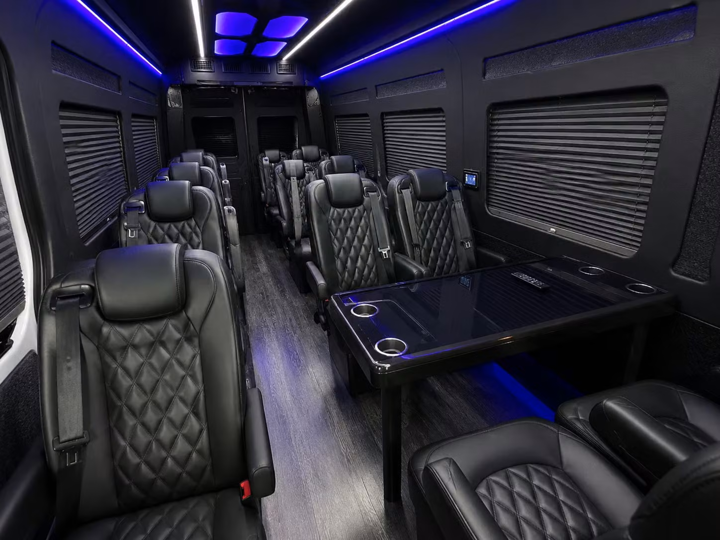sprinter van with driver inside